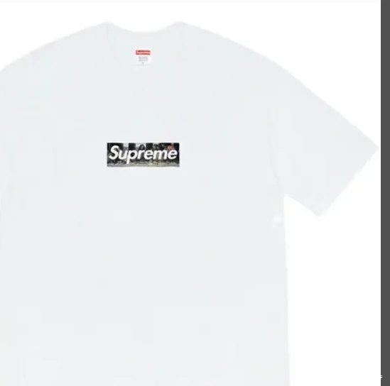 White XL M S Tee Logo Milan Box L 21ss 0622